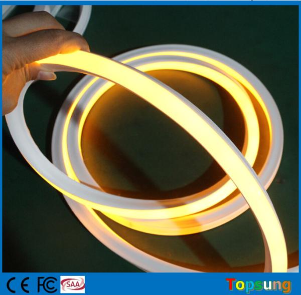 Cheap Pvc Yellow Square LED Neon Flex Light 12v 16*16m Neon LED Strip Lights for sale