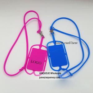 Best OEM/ODM NEW product in 2017 wholesale custom color smart phone card wallet with lanyard wholesale