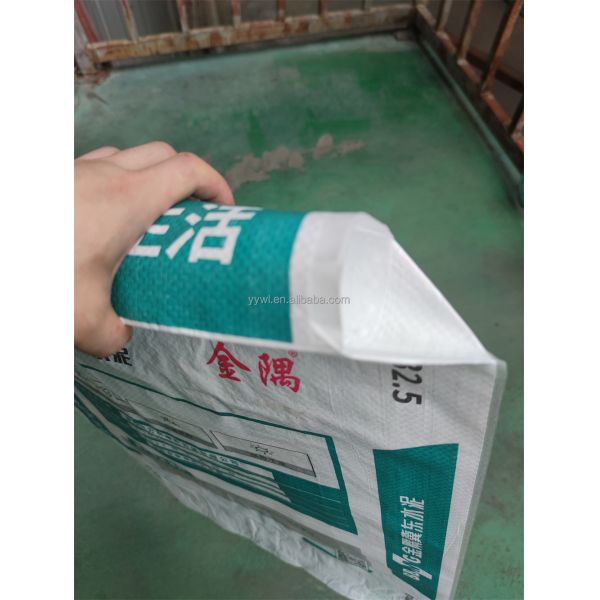 50kg PP Woven Cement Bag with Valve Moisture Proof ISO9001 Certified
