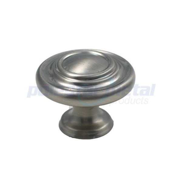 Zinc Alloy Polished Chrome Cabinet Handles And Knobs / Round Drawer Knobs