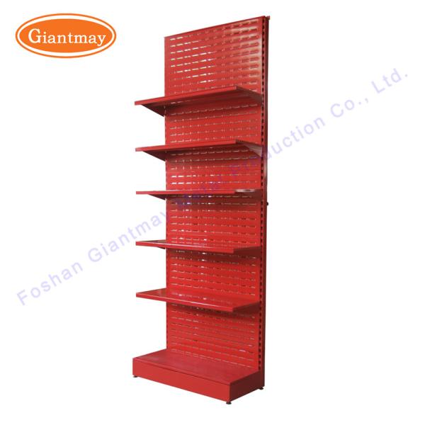 Cheap Stand Merchandising Hanging Hooks Metal Storage Shelves Rack for sale