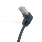 90 Degree Angle RJ45 Male to RJ45 Female Socket Cat5e Ethernet Lan Cable