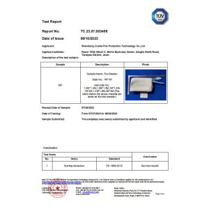 Shandong Jvante Fire Protection Technology Co., Ltd. Certifications