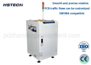 3 Color Tower Light 90 180 Degree PCB Turn Conveyor PCB Handling Equipmentfor PCBs Flow Direction