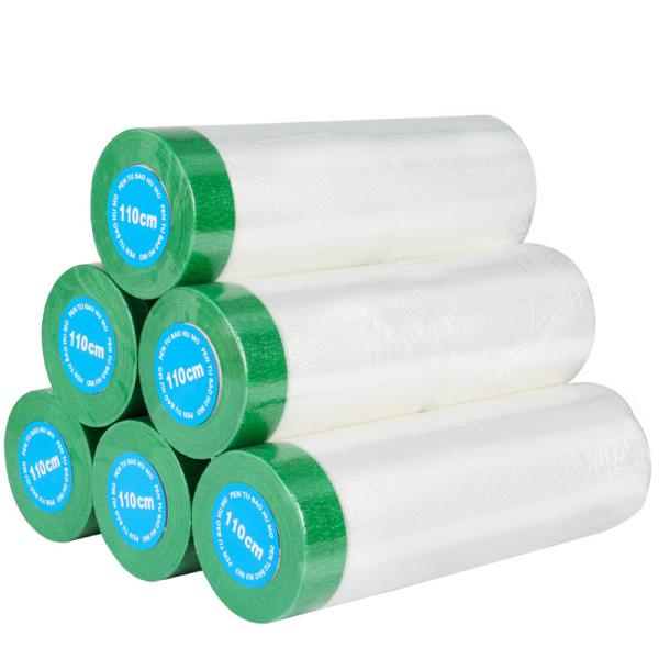 Cheap Pre Taped PPF Film Decorators Floor Protection Film 550mm for sale