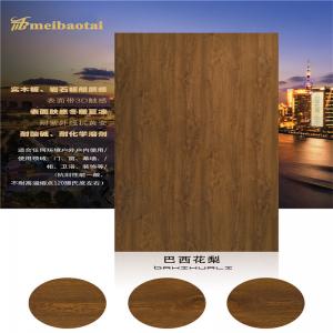 Best Imitation Wood Grain Laminate Walnut Color Stainless Steel Sheet Door Decoration wholesale