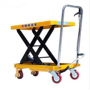 Best Material Tool 800kg Manual Scissor Lift Lifting Table Hydraulic Platform Lift Table wholesale