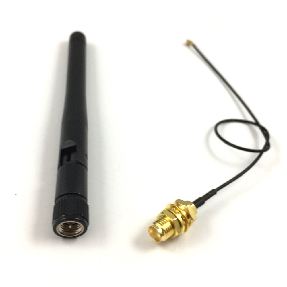 Long Range 2.4G Omni WiFi Antenna 3DBI 2km WiFi Range SMA Male for Wireless Connection