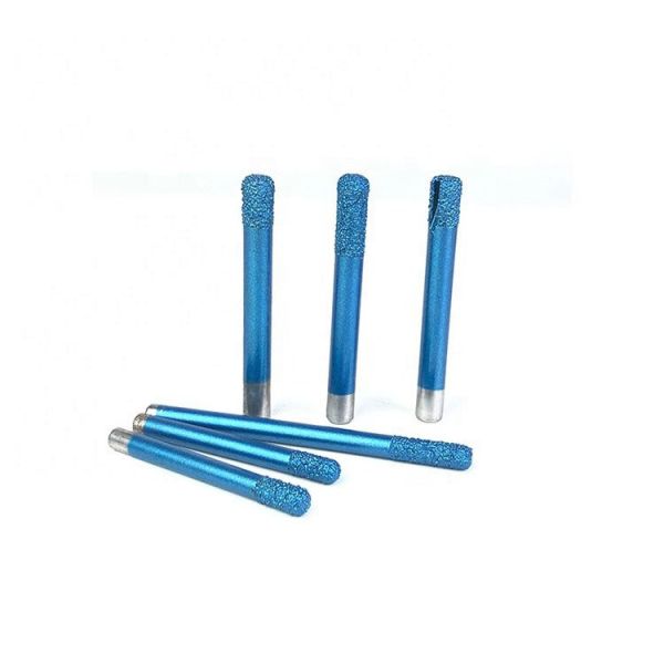 Brazed diamond carving tools end mill and ball nose for stone caving