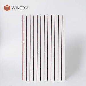 Custom Color Grooved Acoustic Wood Wall Panels 15mm For Aesthetically Spaces