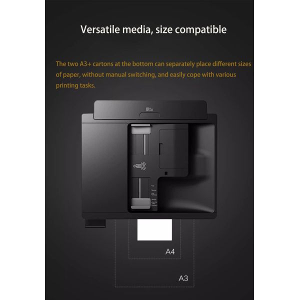 FOR L15168 Office High-speed Multi-functional Printer Wireless WIFI Print Copy Scan Fax Multi-box A3+ Inkjet Color Ink Bin