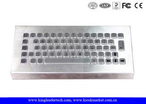 China Free Stand Desktop Ss Vandal Proof Keyboard Metal For Industrial Using on sale
