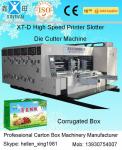 Die-Cutting Electric Carton Making Machine , Automatic Printing Slotting Machine