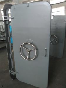 China A60 Marine Doors Fire Proof Single Leaf Wheel Handle Watertight Steel Doors on sale