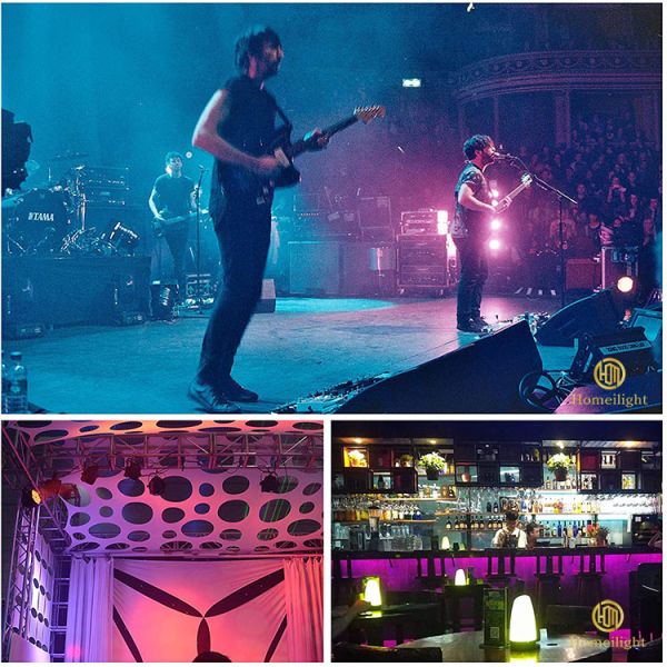 Lamp Luminous Efficiency 90lm/w 54*3w RGB 3in1 Led Par Light for Church Stage Decoration