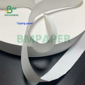 China 24gsm 28gsm Tipping Paper Uncoated White Paper For Cigarette Wrapping on sale
