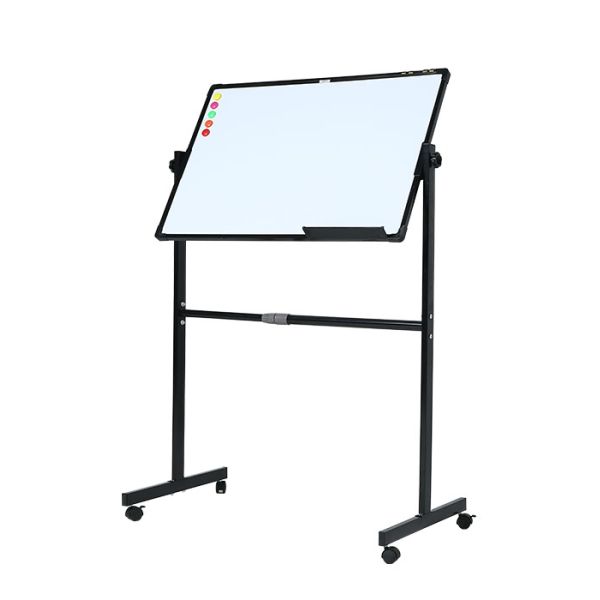 H Style Double Sided Magnetic Whiteboard Smooth Surface 3 Years Warranty