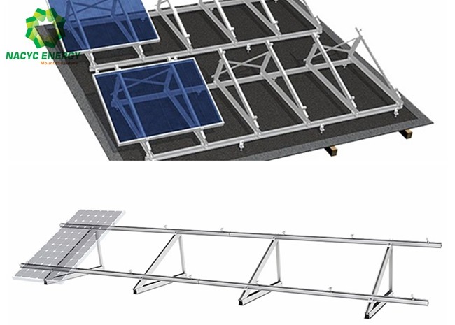 Best Patented Design Flat Roof Solar Mounting System Fast And Easy Installation wholesale