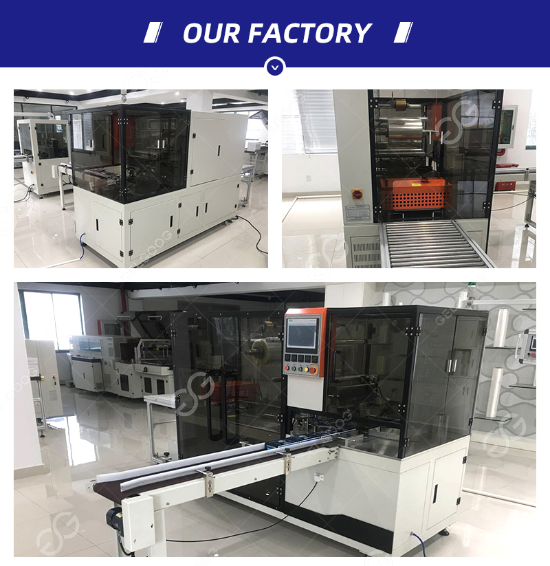 Sweet box wrapping machine