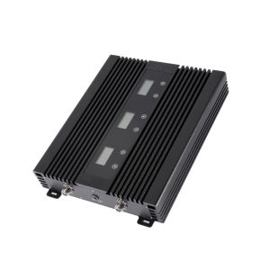 Best 80dB Cell Phone Booster Amplifier Tri Band 900MHz 1800MHz 2100MHz wholesale