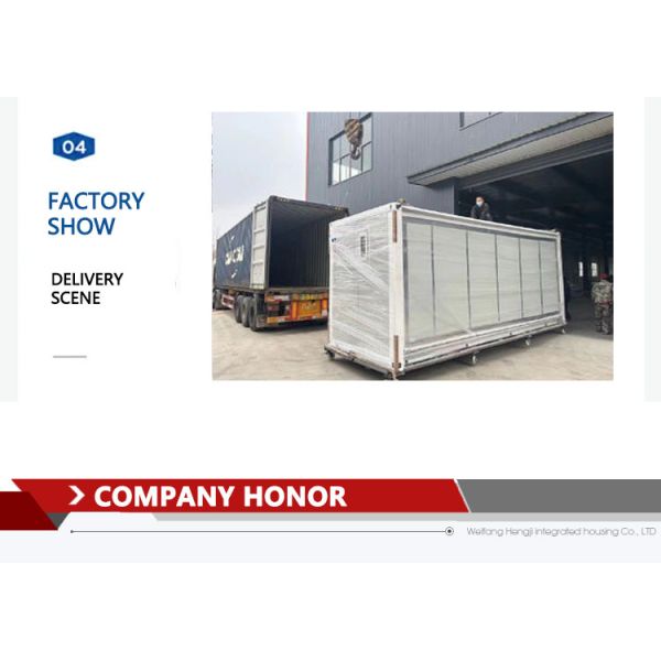 Modern Design Expandable Container House with Double Wing Folding Series Optional Door