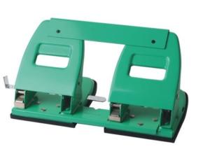 Green Color Rubber Basin 24 sheets metal 4 holes paper puncher