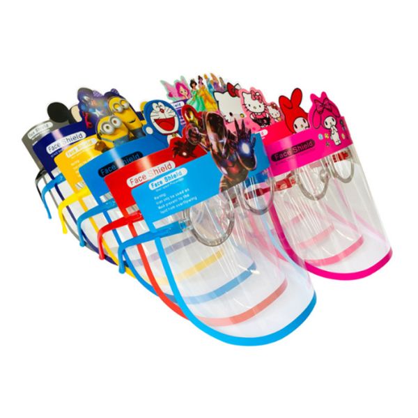 140x170x210mm Friendly Kids Plastic Face Shield Acrylic Boys Child Clear Face Shield Visor