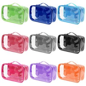 China Waterproof Plastic Bag PVC Cosmetic Bag Brushes Organizer on sale