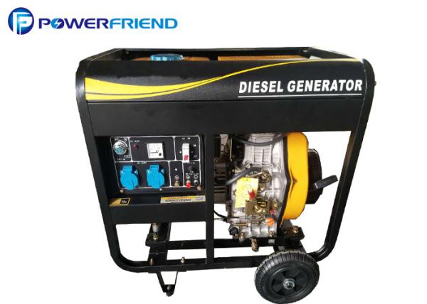Cheap Strong Small Portable Generator 6kw Electric Start Genset 100% Copper Alternator for sale
