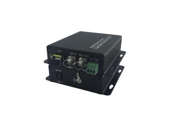 Cheap RS485 / RS422 / RS232 Data 3G SDI broadcast system embedded with 1Channel Audio , Carton package for sale