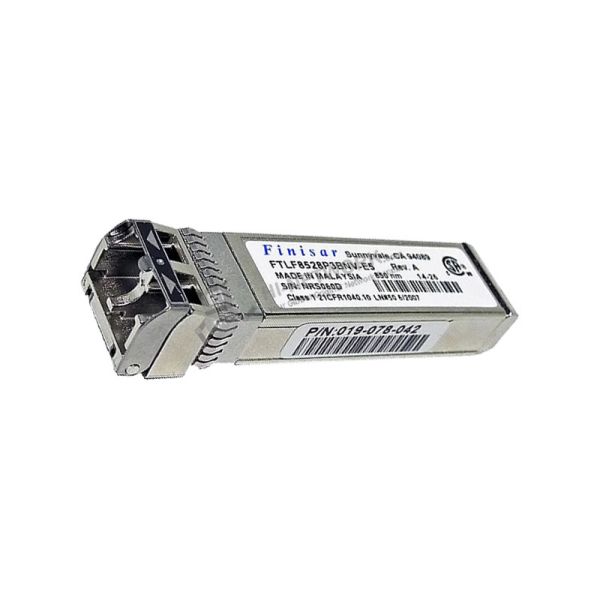 front-top-ftlf8528p3bnv-e5-datasheet Duplex LC 8Gbps SFP Finisar Optical Transceiver Module FTLF8528P3BNV-E5 850nm