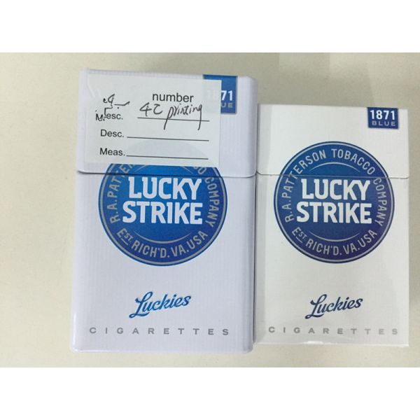 Custom Hinged Lid BAT Tobacco Cigarette Tin Can With Embossing For Hard Pack