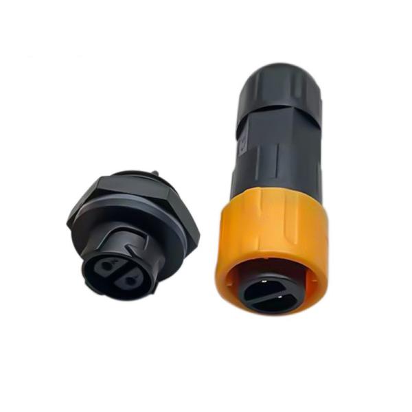 Cheap Self Locking P16 Waterproof Circular Connector Assembled IP67 Male Female Connector for sale