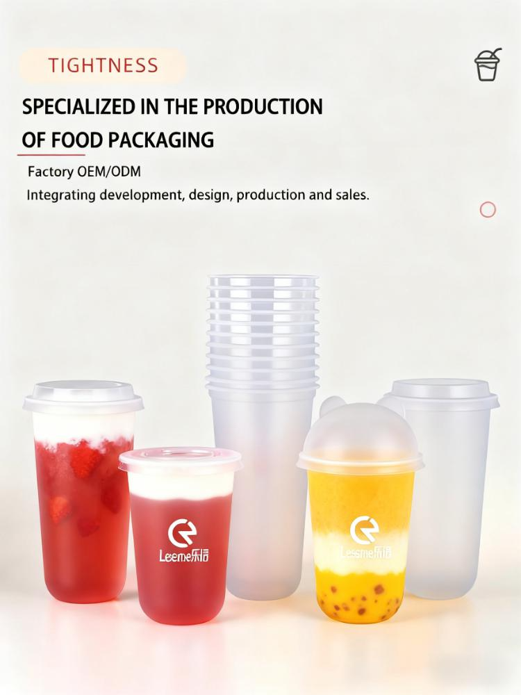 12/14/16/20oz U Shaped Plastic Cups
