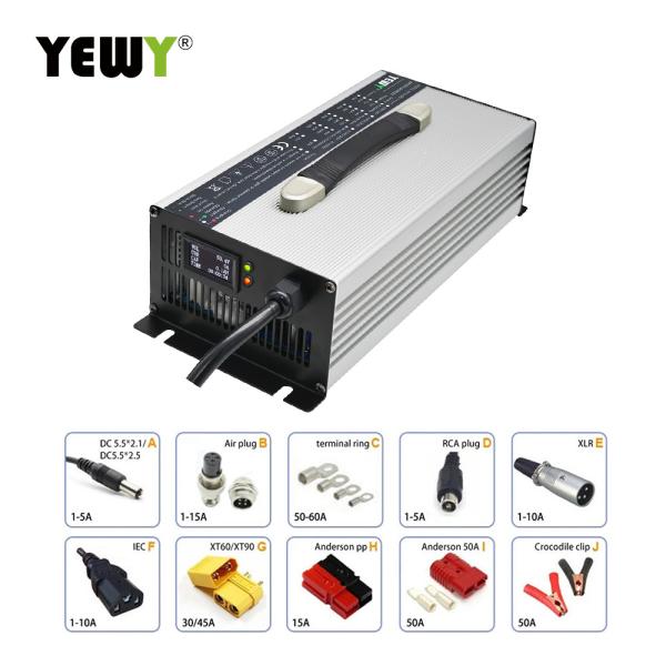 Cheap 14.4V 14.6V 29.2v 29.4V Waterproof Battery Charger Lithium Ion for sale