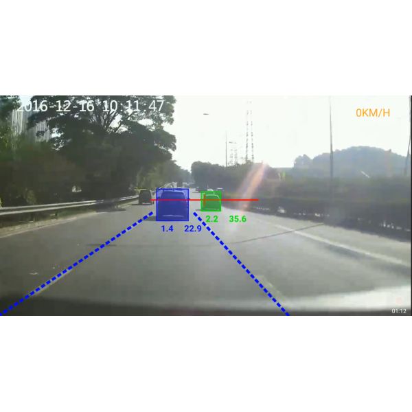 FCWS Lane Departure Warning System Pedestrial Warning Dvr Similar With Mob