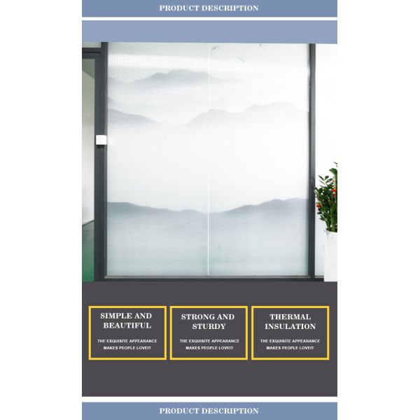 Large Area PDLC Electrified Switchable Privacy Glass Atomized Frosted