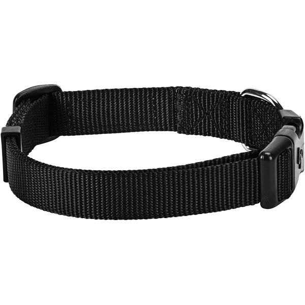 Adjustable Soft Nylon Dog Collar High Density Durable Nylon Martingale Collar