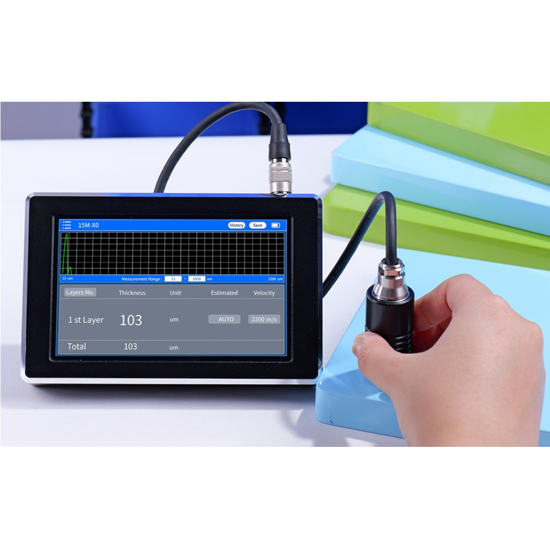 86216 Multilayer Ultrasonic Coating Thickness Gauge with Micron-Level Accuracy and High-Definition IPS Color Display
