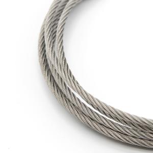 Best 6*19+IWS 5mm 10mm 7x19 Stainless Steel Wire Rope With High Strength wholesale
