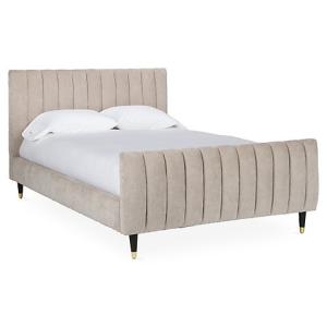 China Upholstered Bed, Queen french style queen bed leather upholstered bed home furniture on sale
