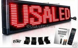 Outdoor Programmable LED Signs Multi Language , Wireless LED Scrolling Message Display Board