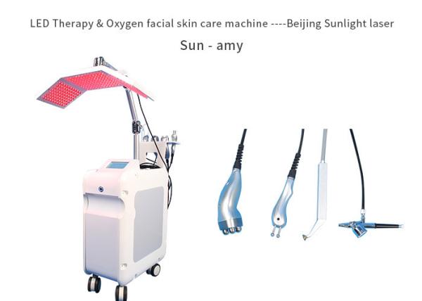 Cheap PDT Therapy Light Oxygen Facial Equipment , Oxygen Facial Beauty Machine for sale