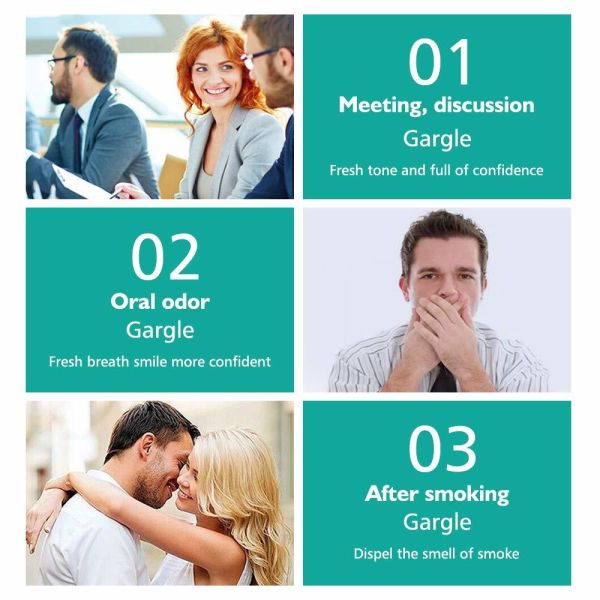 Travel Friendly Foam Toothpaste 2PCS Baking Soda Spearmint Flavor Mousse Whitening Toothpaste