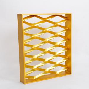 China Sound - Proof Aluminum Expanded Mesh Sheet For Building Cladding Facade on sale