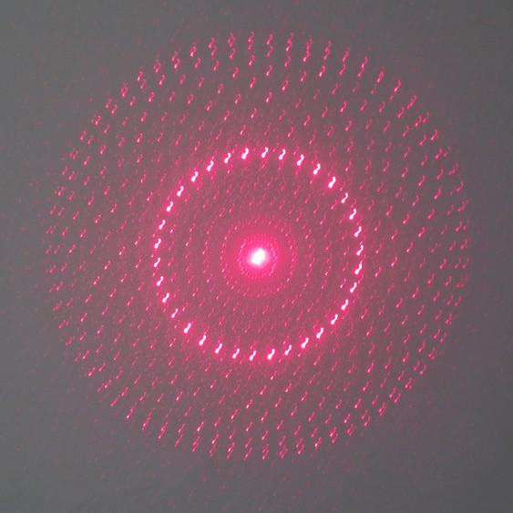 100mw Adjustable Focus Red DOE Laser Module Nebula Pattern