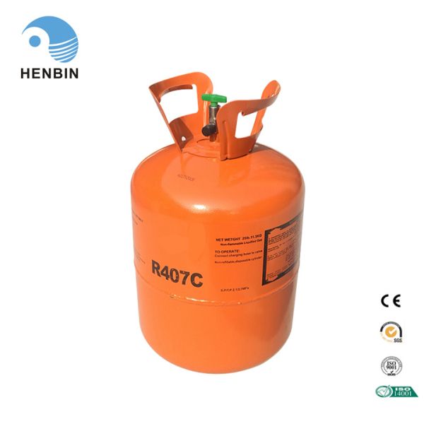 99.9% Purity R407c Air Conditioner Refrigerant Industrial Grade