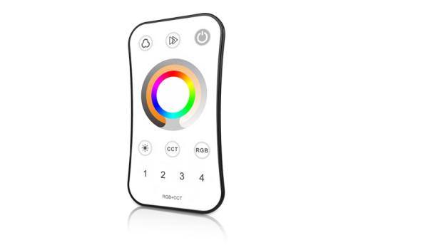 Cheap 1 / 4 Zone Universal Multi Color RF Touch Dimmer With  LED Indicator Light for sale