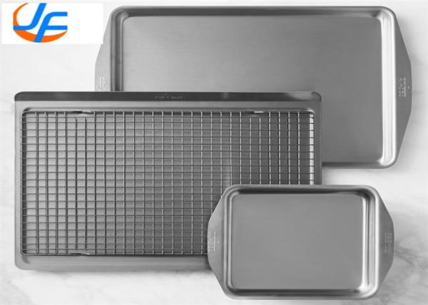 Cheap RK Bakeware China Stainless Steel and Aluminium Baking Tray Aluminium  Jelly Roll Tray for sale
