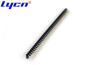 China 2.54mm Pitch Double Row Pin Header Connector Current Rating 3.0A on sale